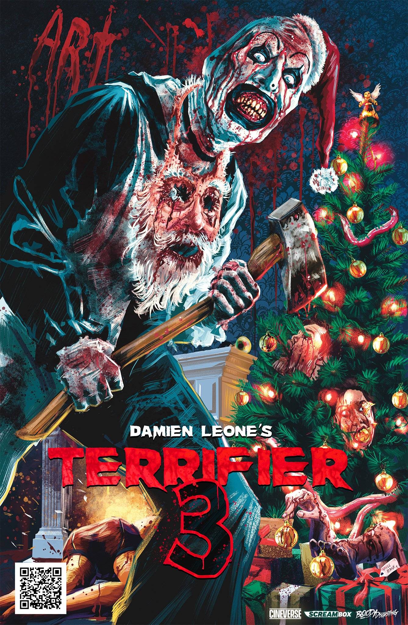 Dove vedere  in Streaming Terrifier 3 Prime video, Netflix? 