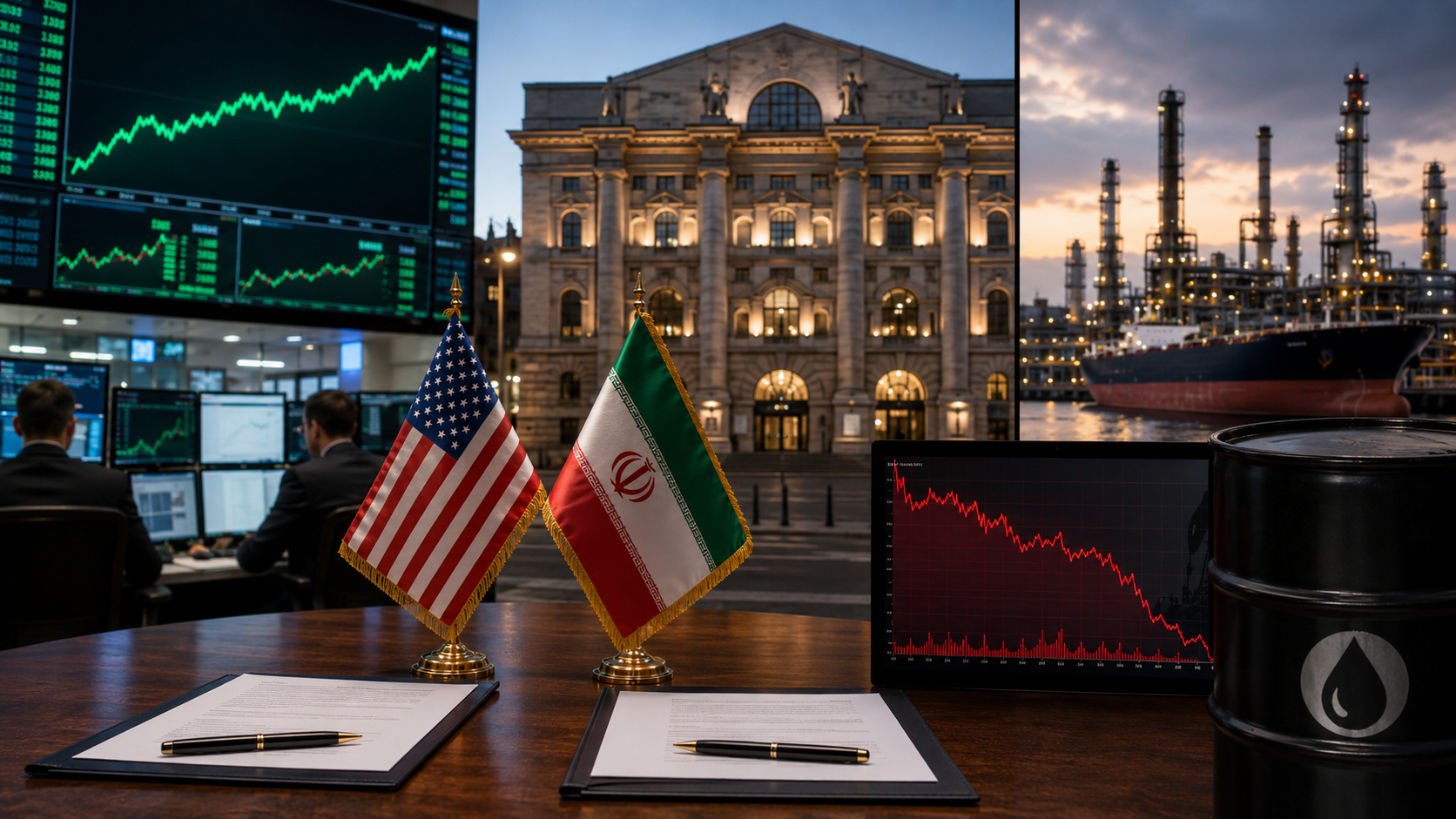 L'accordo Usa-Iran spinge i mercati in rialzo e fa crollare il petrolio