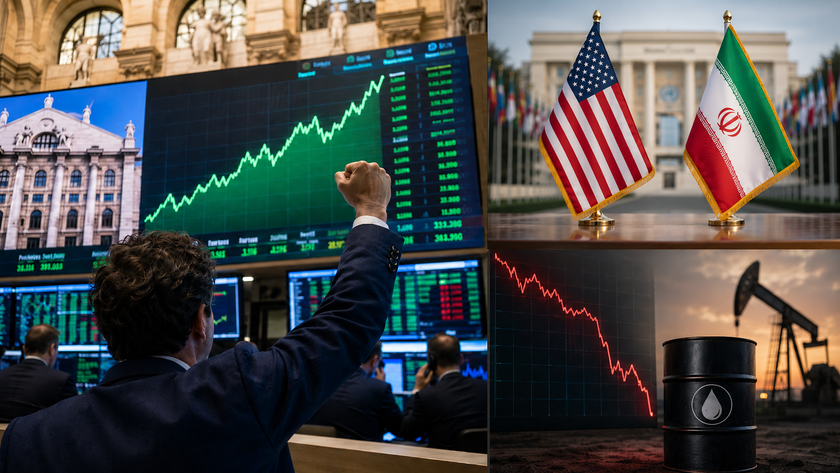 Nuovi massimi per Piazza Affari dopo l'accordo Usa-Iran