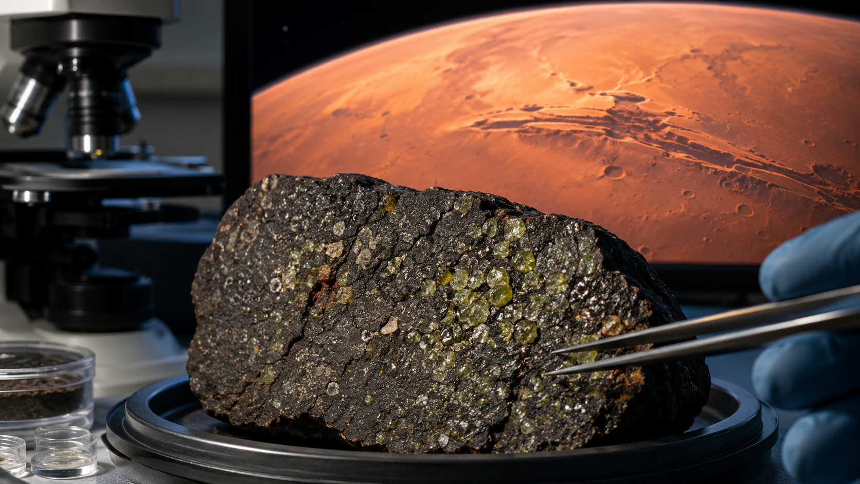 La scoperta del minerale ad Andradite: Marte sotto una nuova luce